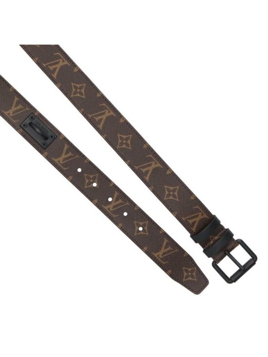 Louis Vuitton Ceinture Signature Monogram Leather Chain Decoration Belt 95 main image 5